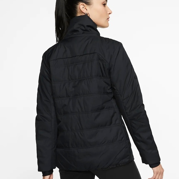 Nike Repel Women's Full-Zip Golf Jacket Black - Picture 3 of 4